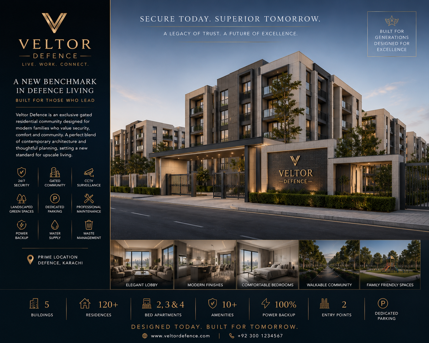 VELTOR Defence residential community concept.